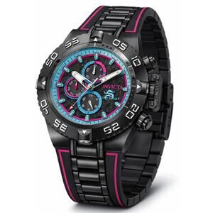 Invicta Subaqua Noma IV Men's Watch - 50mm, Hot Pink, Black (49878)